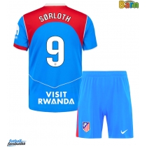 Atletico Madrid Alexander Sorloth #9 Tredjedraktsett Barn 2025-26 Kortermet (+ Korte bukser)